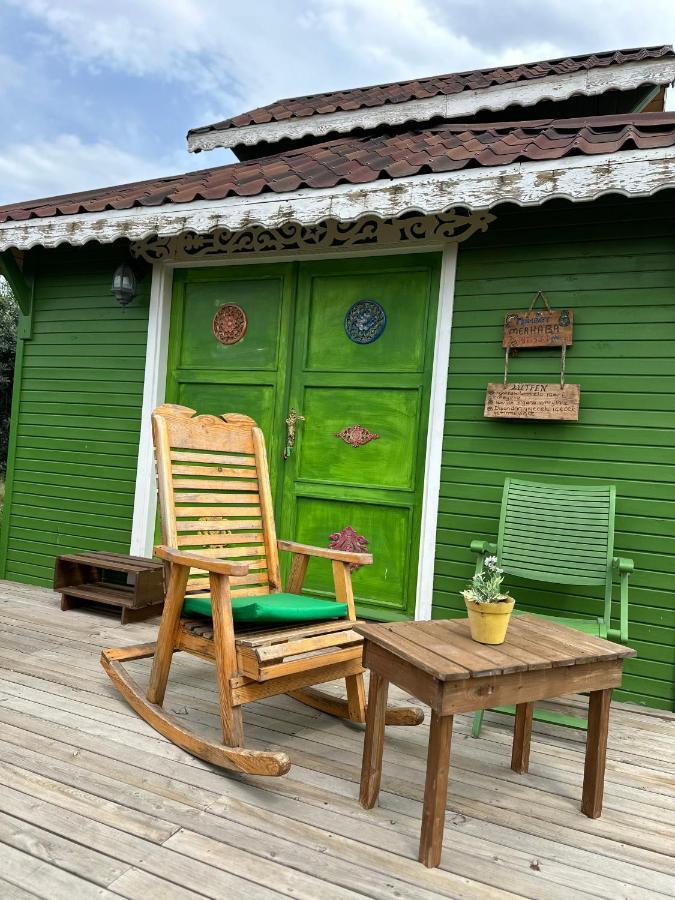 Seyyah Cafe Bungalows Aliaga Kültér fotó
