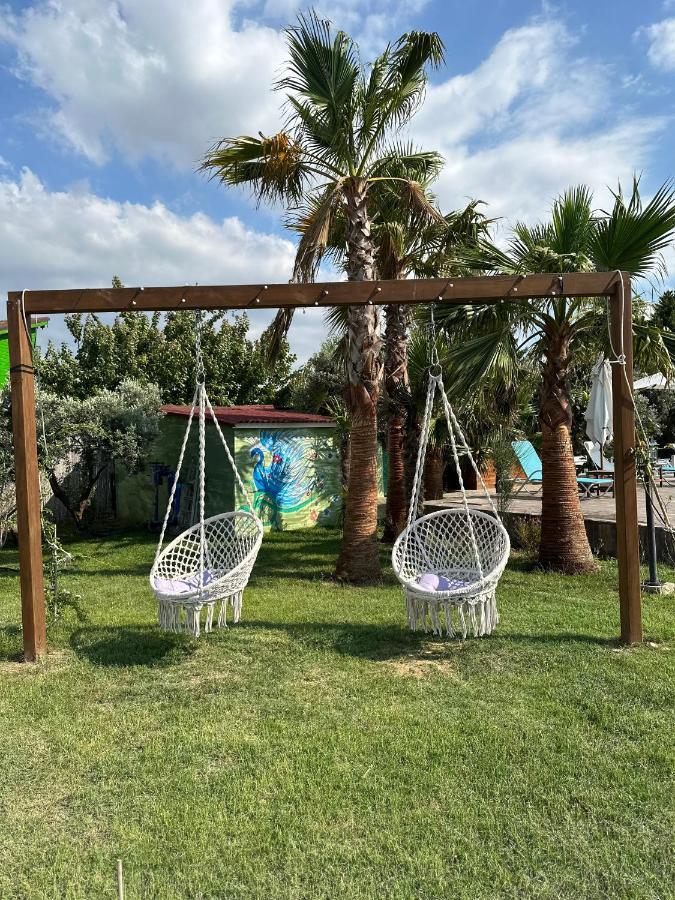 Seyyah Cafe Bungalows Aliaga Kültér fotó
