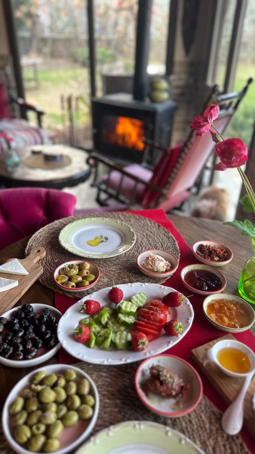 Seyyah Cafe Bungalows Aliaga Kültér fotó
